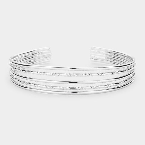 Fashion Split Metal Cuff