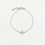 Sterling Silver Clover Bracelet