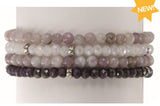 Lilac Jade Bracelet Set