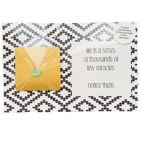Life Is A Series Semi-Precious Stone Necklace