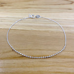 Sterling Silver Ball Chain Anklet
