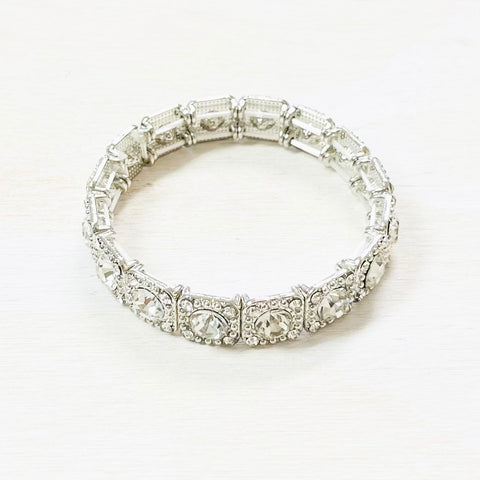 Fashion Clear Stone Stretch Bracelet