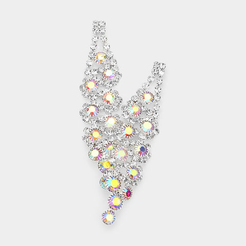 Fashion Rhinestone Dangle Earrings
