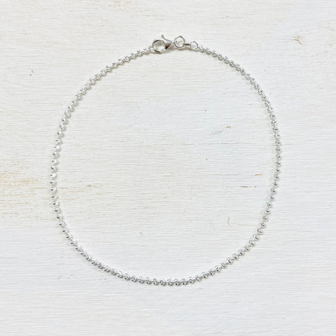 SS Sparkle Ball Anklet