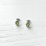 Sterling Silver August Studs