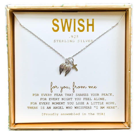 SWISH: For You, From Me Charm Necklace