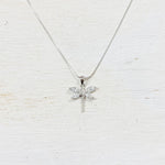 SS Dragonfly Necklace 18”