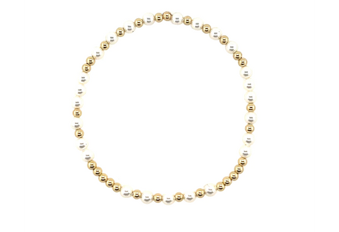 Emma Beaded Pearl Stretch Bracelet
