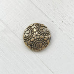 Gold Floral Texture Magnetic Pin