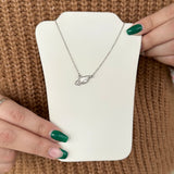 Sterling Silver Eagles Necklace