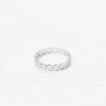 Sterling Silver Hearts Ring