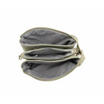Suede Riley Olive Crossbody Wristlet