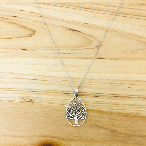 Sterling Silver Tree of Life Necklace