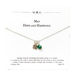 MAY: Hope & Happiness Necklace