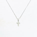 Children’s Seed Pearl Cross Necklace