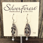 Silver Knot Earrings