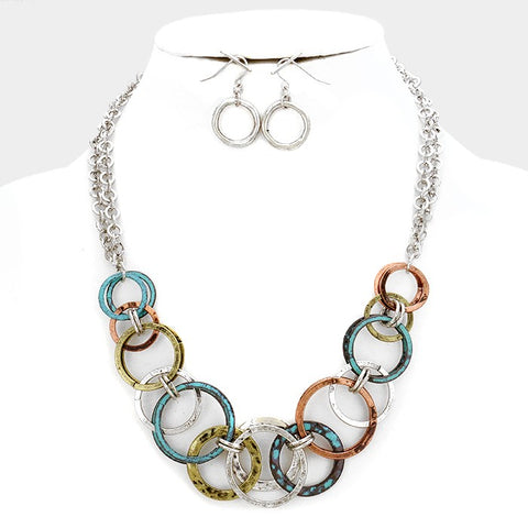 Fashion Multi Color Necklace Set