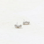 SS Flower Stud Earrings
