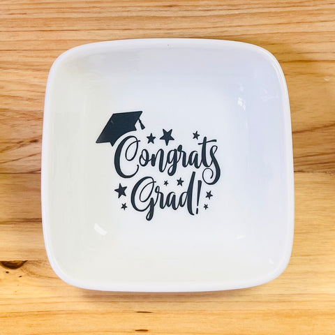 Congrats Grad Trinket Dish
