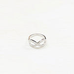 Sterling Silver Sparkle Infinity Ring