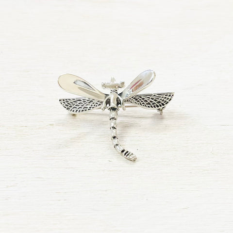 Sterling Silver Estate Dragonfly Pin