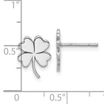 Sterling Silver Clover Studs