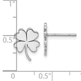 Sterling Silver Clover Studs