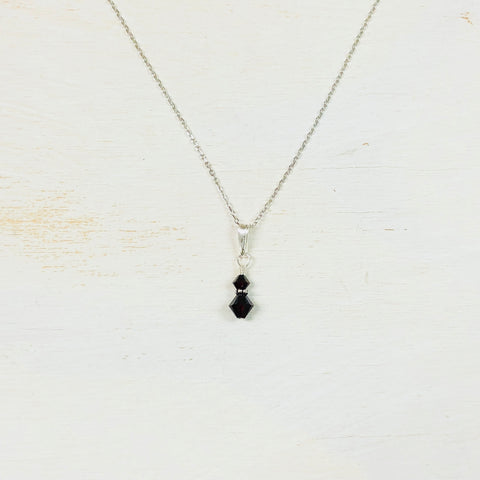 Sterling Silver January Necklace