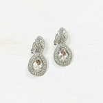 Fashion Teardrop Clip On Earrings