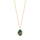 Gold Tidal Abalone Necklace