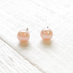 Sterling Silver Light Pink Pearl Studs