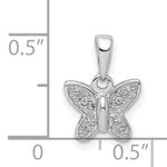 Princess Collection Sterling Silver Butterly Necklace