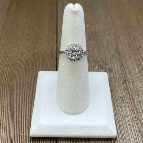 Sterling Silver Engagement Style Ring