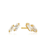 Gold Glow Stud Earrings