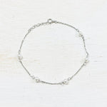 SS Pearl Bracelet 7”