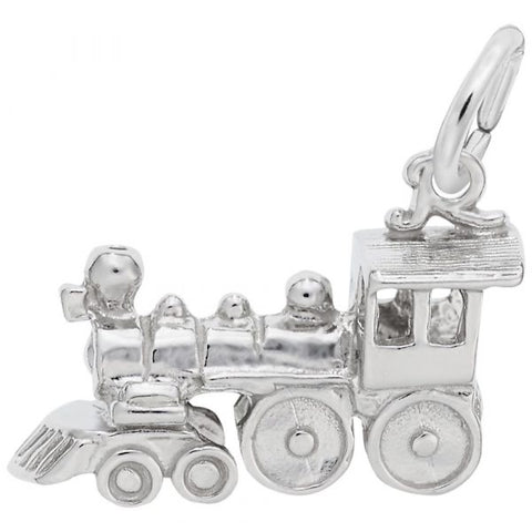 Sterling Silver Train Engine Charm