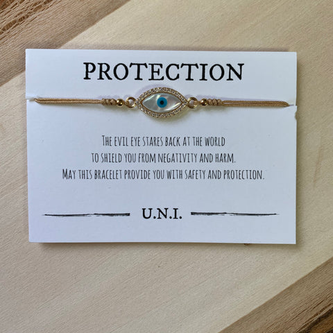 Protection Bracelet - Gold Cord
