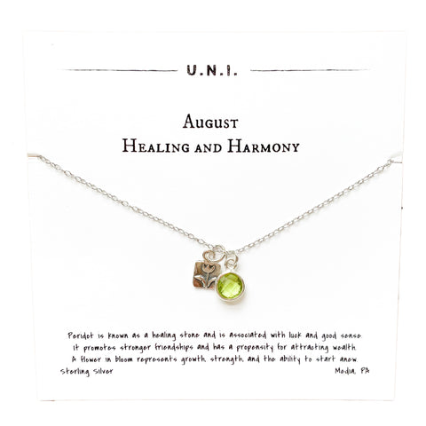 AUGUST: Healing & Harmony Necklace