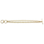 Anju Double Gold Chain Link Bracelet