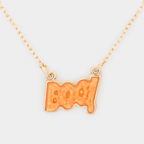 Fashion Orange Boo Necklace