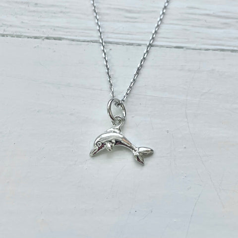 Princess Collection SS Dolphin Necklace