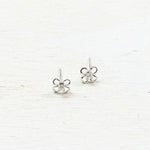SS Flower Stud Earrings
