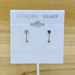 Sterling Silver Arrow Studs