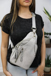 Nikki Grey Crossbody Sling Bag