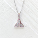 Sterling Silver Trinity Knot Necklace