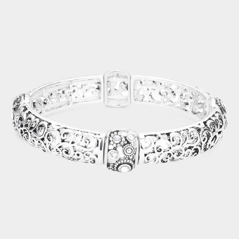 Fashion Metal Stretch Bracelet