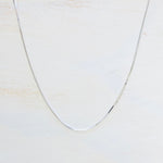 Sterling Silver 18” Square Snake Chain