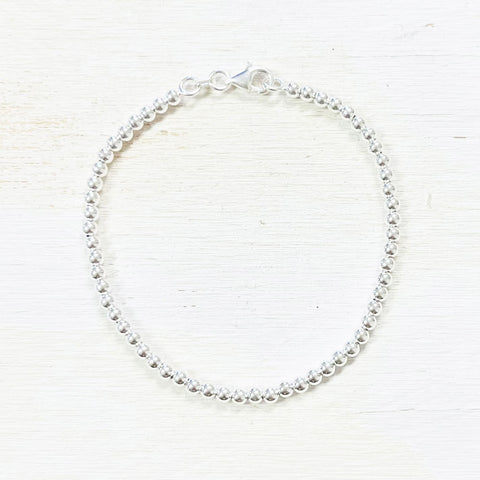 Sterling Silver Ball Bracelet