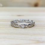 Sterling Silver Interlocking Infinity Ring