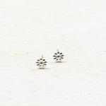 Sterling Silver Flower Studs
